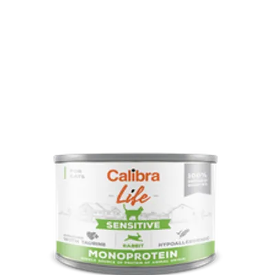 CALIBRA Cat Life Sensitive Rabbit 200g