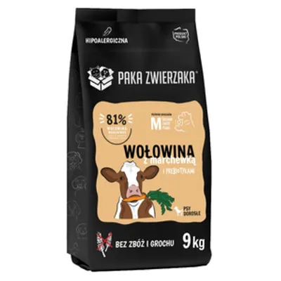 Paka Zwierzaka - Seventh heaven - Wołowina z marchewką (beef & carrot)  "M" 9kg