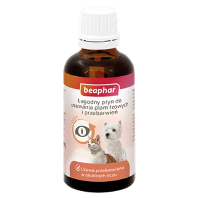 Beaphar Łagodny płyn do usuwania plam łzowych 50ml