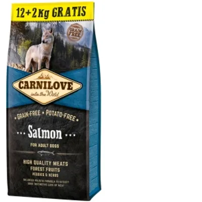 Carnilove Salmon for Adult 12kg + 2kg