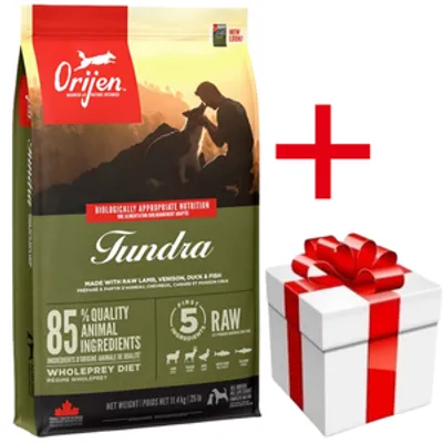 ORIJEN Tundra Dog 6kg+ niespodzianka dla psa GRATIS!