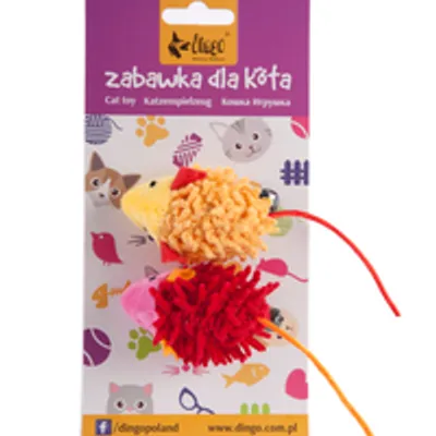 DINGO Zabawka dla kota myszki ,,MOP" 2szt.