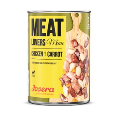 JOSERA Meatlovers Menu Kurczak z marchewką 800g