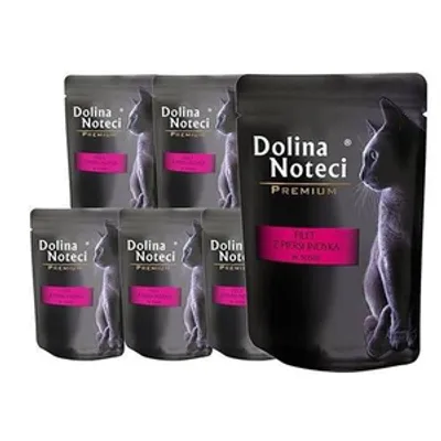 Dolina Noteci Premium filet z piersi indyka dla kotów 10x85g
