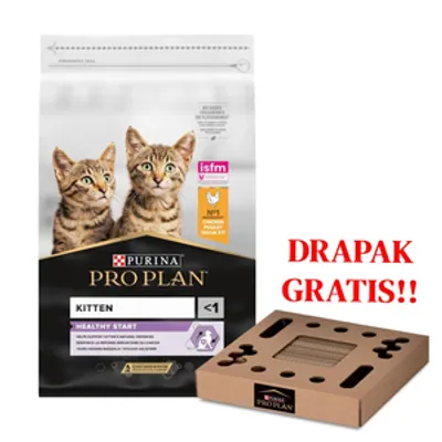 PRO PLAN Kitten Healthy Start Karma dla kociąt bogata w kurczaka 10kg + Drapak GRATIS!!