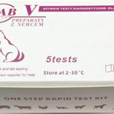 Lab-V Canine Parvovirus CPV Ag Szybki Test dla Psów