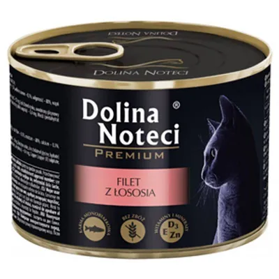 DOLINA NOTECI Premium dla kota filet z łososia  185g