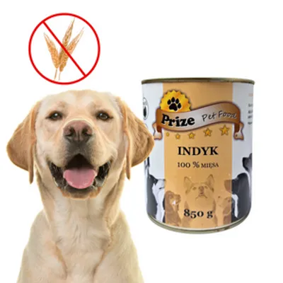 Prize Karma Mokra Dla Psa Indyk 100% 850g