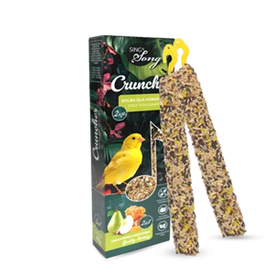 SING&SONG cruncher dla kanarka 85g 2w1 owocowo- miodowy