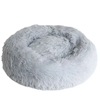SNAPPY legowisko dla zwierząt przytulne donut szary M 60x60x15cm