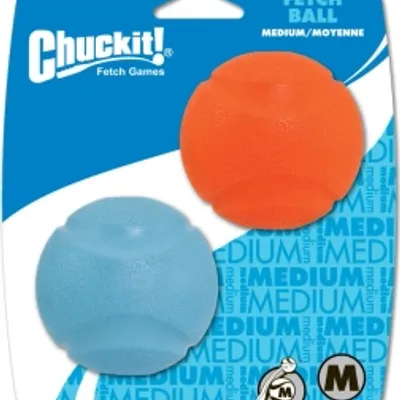Chuckit FETCH BALL dla psa M 6cm 2 pack