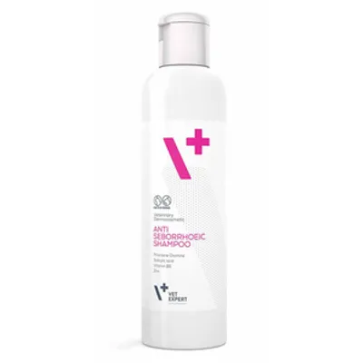 VET EXPERT ANTISEBORRHOEIC SHAMPOO - szampon przeciwłojotokowy 250ml
