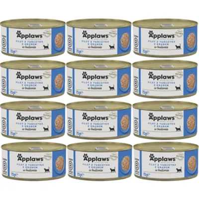 Applaws Cat Tuńczyk z krabem 12x70g PUSZKA