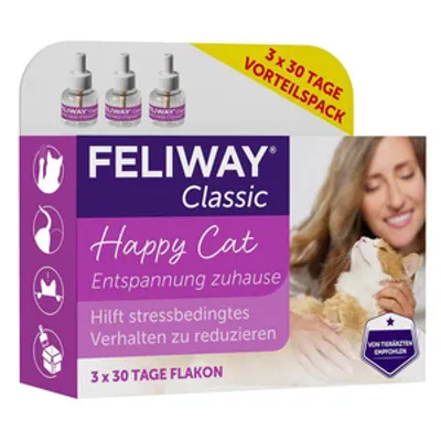 CEVA Feliway Wkład Dyfuzora 30 dniowy - 3x48ml ECONOMY PACK