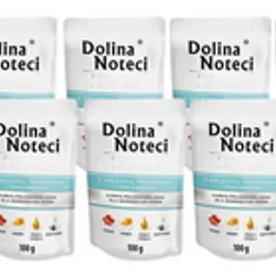 Dolina Noteci PREMIUM dla psów małych ras z cielęciną pomidorami i makaronem 10x100 g