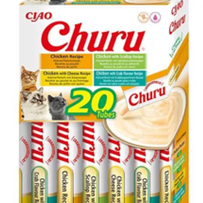 INABA  Churu dla kota - mix smaków z kurczakiem 20x14g