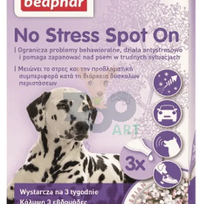BEAPHAR No Stress Spot On dla psów - 3 pipety