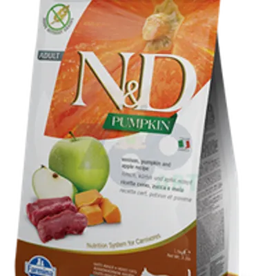 Farmina N&D Pumpkin feline VENISON, PUMPKIN AND APPLE RECIPE 5kg