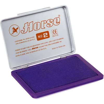 Poduszka do stempli 110x70mm Horse no.2 140-1022 fioletowa