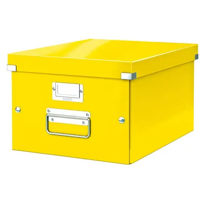 Pudełko do przechowywania 281x370x200mm LEITZ click & store wow 60440016 żółty