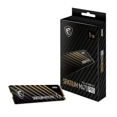 Msi dysk spatium m470 pro 1tb m.2 pcie4 6000/4500mb/s