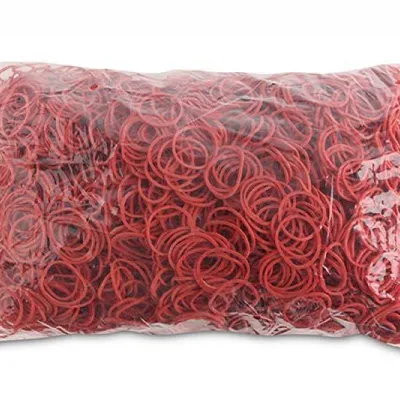 Gumki recepturki OFFICE PRODUCTS 25mm 1,5x1,5mm 60% czerwone 1kg