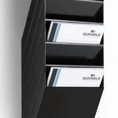 Zestaw pojemników na dokumenty a4 DURABLE flexiboxx 1709760060 czarny 6szt