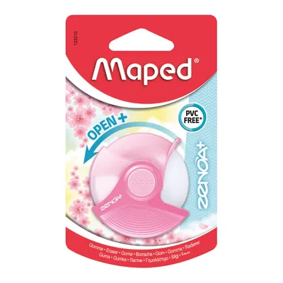 Gumka MAPED zenoa pastel obrotowa różowa blister