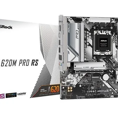 Asrock płyta główna a620m pro rs am5 4ddr5 hdmi/dp m.2 matx