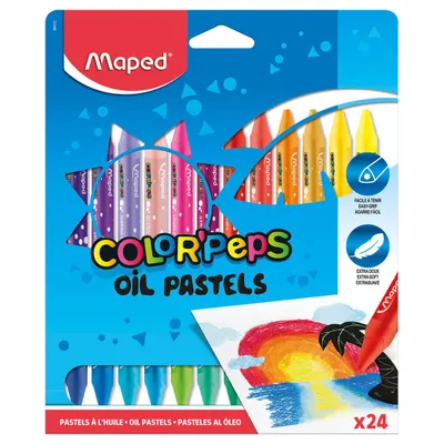 Kredki MAPED colorpeps pastele olejne 24 szt