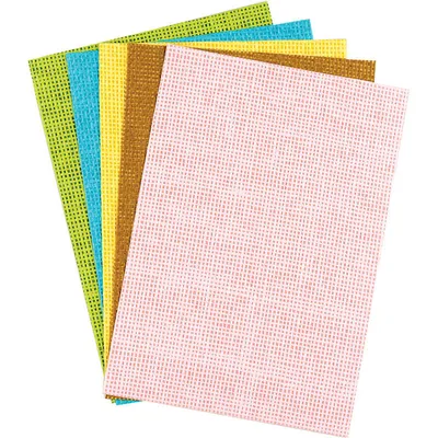 Papier dekoracyjny tkanina a5 CENTRUM 80312 mix*5