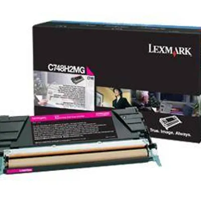Toner oryginalny LEXMARK c748h2mg magenta 10000 stron