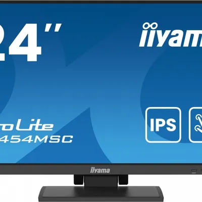 Iiyama monitor 24 cale t2454msc-b2ag 10 pkt. poj,ips,hdmi,dp,fhd,300cd,4ms, 2x2w