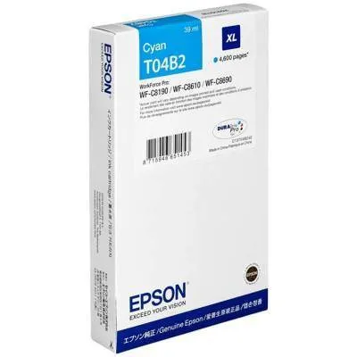 Tusz oryginalny EPSON t04b24 c13t04b240 cyan 4600 stron