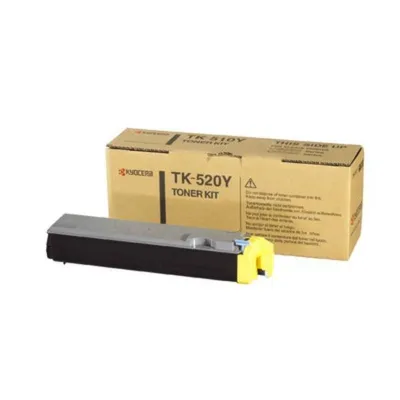 Toner oryginalny kyocera tk520y 1t02hjceu0 żółty 4000 stron