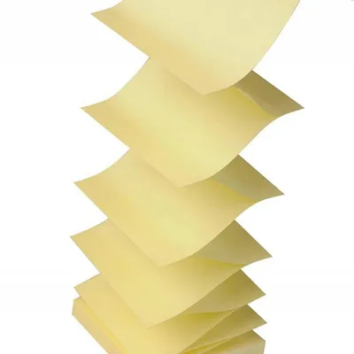 Karteczki samoprzylepne 76x76mm 3M post-it® z-notes r330-1b żółte 6x100 kart