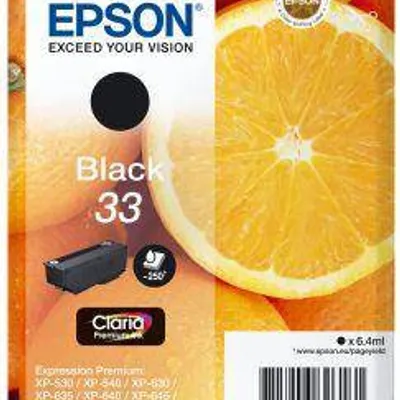 Tusz oryginalny EPSON t3331 c13t33314012 czarny 6,4 ml