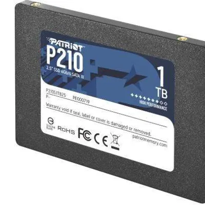 Patriot dysk ssd 1tb p210 520/430 mb /s sata iii 2.5