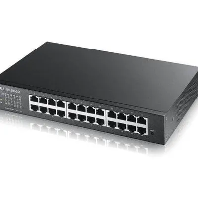 Zyxel przełącznik zarządzalny gs1900-24e-eu0103f 24port gbe smart 24x100/1000