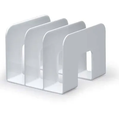 Stojak na katalogi z 3 przedziałami 215x165x210mm DURABLE trend 1701395010 biały