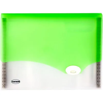 Teczka na zamek rozszerzana a4 CENTRUM 80818 mix pp 0.45/0.135mm 6 przegródek