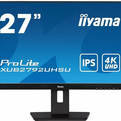 Iiyama monitor 27 cali xub2792uhsu-b5 4k,ips,dvi,dp,hdmi,pip,250cd,usb3.0