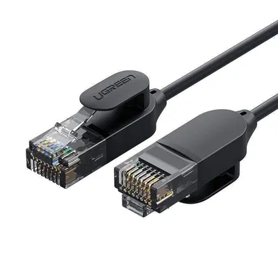 Kabel sieciowy UGREEN nw122 ethernet rj45, cat.6a, utp, 3m (czarny)