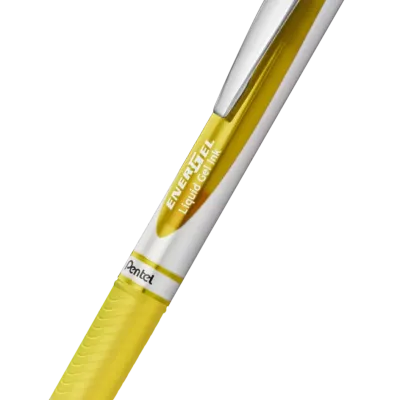 Długopis kulkowy PENTEL energel bl77-g żółty 0.7
