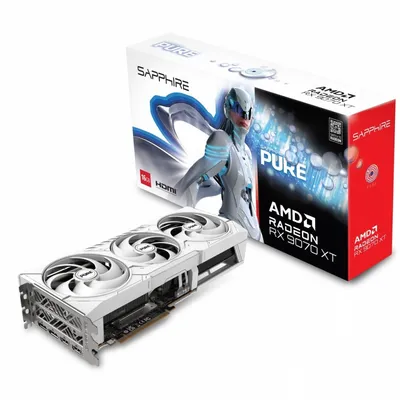 Sapphire technology karta graficzna radeon rx 9070 xt pure 16gb oc gddr6 256bit 2dp/2hdmi