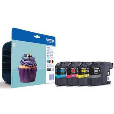Tusz oryginalny BROTHER lc123valbp cmyk 600bk/3*600 cmy stron