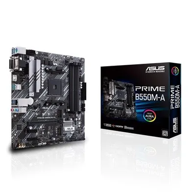 Asus płyta główna prime b550m-a am4 4ddr4 dvi-d/hdmi m.2 matx