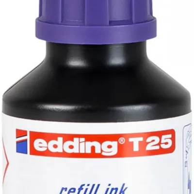 Tusz do markerów permanentny EDDING t25 fioletowy 30ml