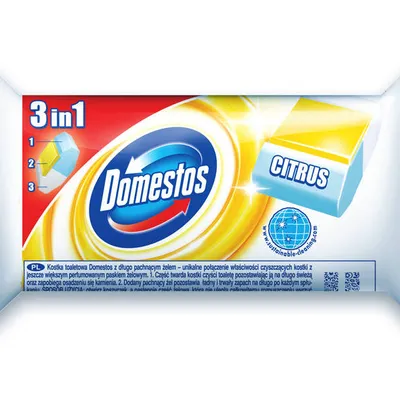 Zawieszka wc zapas DOMESTOS citrus 40g