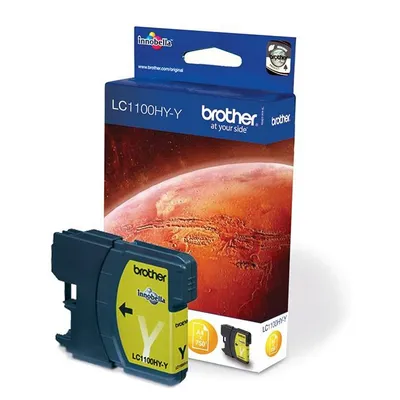Tusz oryginalny BROTHER lc1100hyy yellow 750 stron po terminie